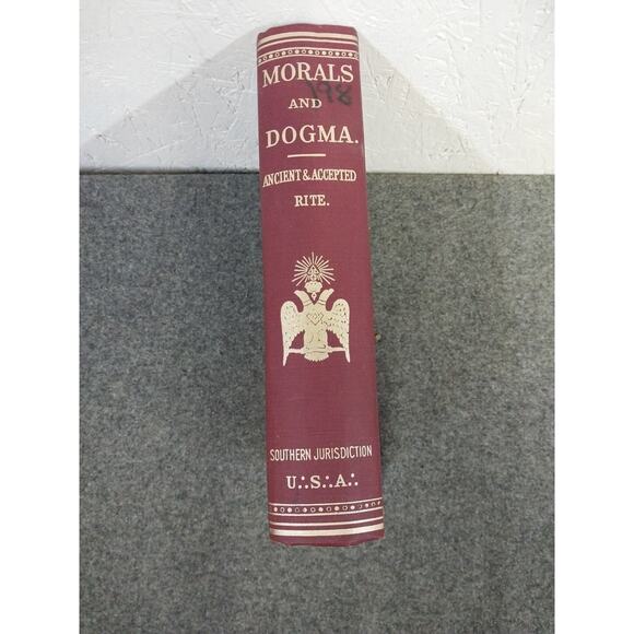 1950 Morals & Dogma Ancient & Accepted Rite Southern Edition Albert Pike Boule - Picture 1 of 3